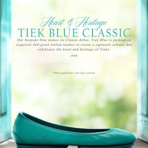 TIEKS Tieks blue classic limited edition 9 New unworn